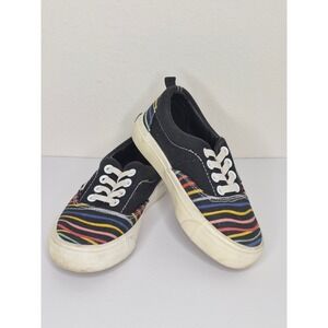 Kids Hurley Suma-T Slip On Sneakers Rainbow Kidcore Casual Classic Black Size 10